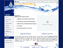 Tablet Screenshot of irrigationpumpstations.com